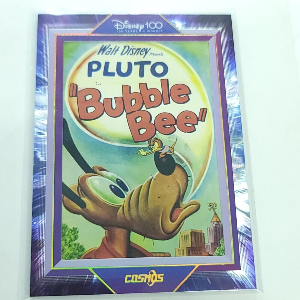 Pluto Bubble Bee 2023 Kakawow Cosmos Disney 100 All Star Movie Poster 117/288